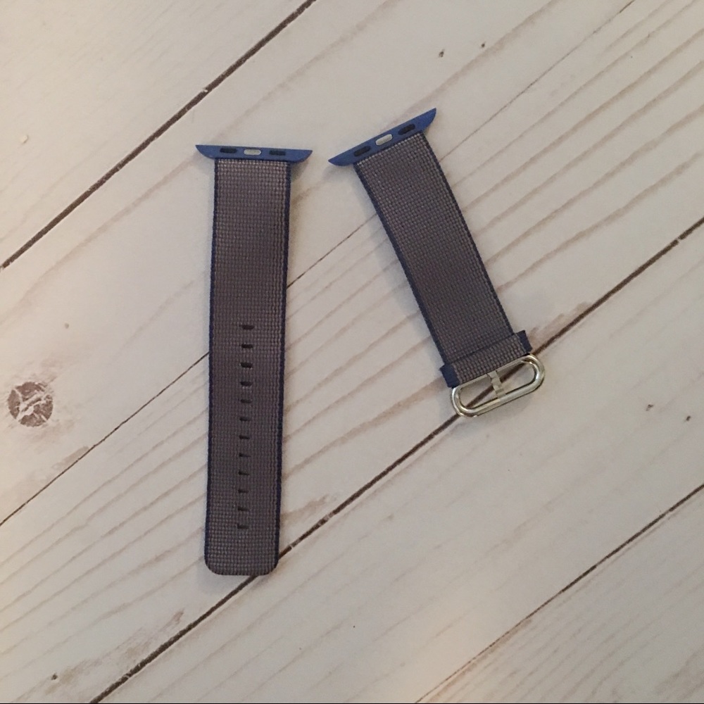 Nylon blue watch band 42 size